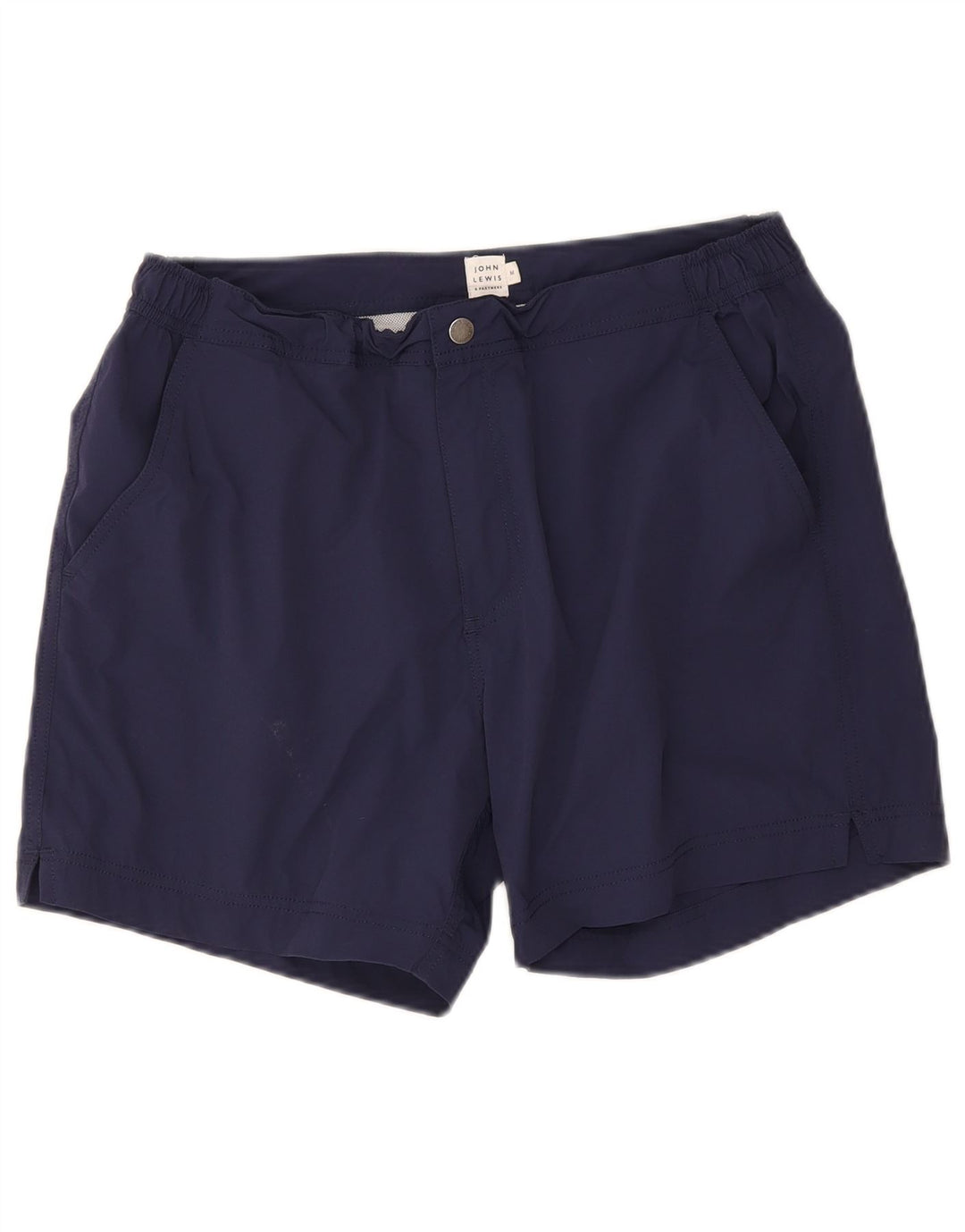 John Lewis Herren-Badeshorts, mittelgroß, marineblaues Nylon