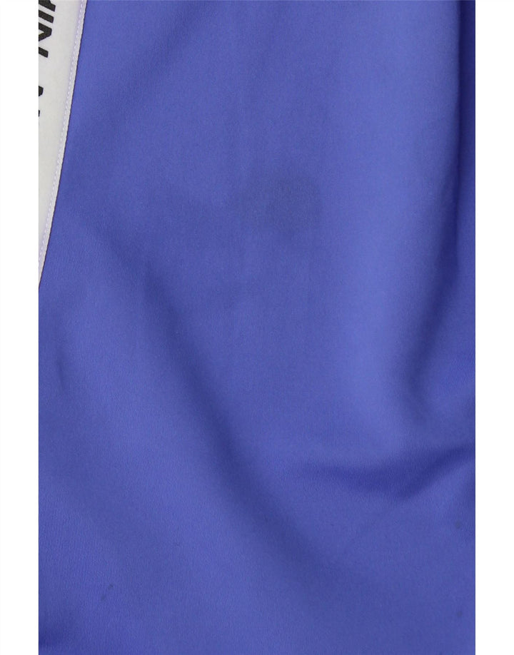 Nike Damen-Capri-Leggings mit Grafik, UK 8, Größe S, blau, Colourblock-Polyester