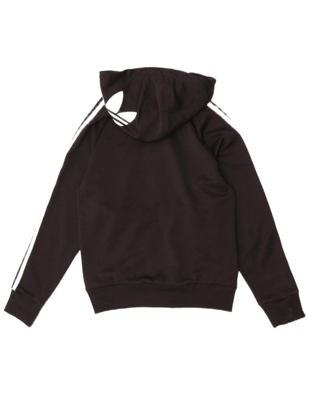 Adidas Damen Graphic Zip Hoodie Pullover IT 40 Small Schwarz Polyester