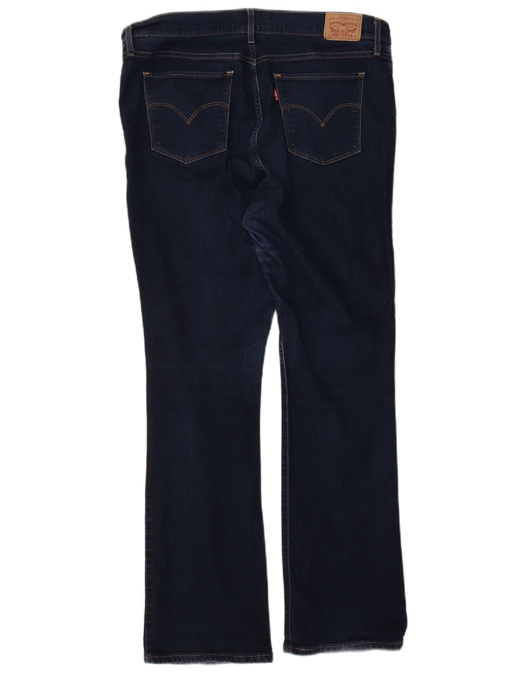 Levi's Damen 315 Shaping Bootcut Jeans W33 L32 Marineblaue Baumwolle