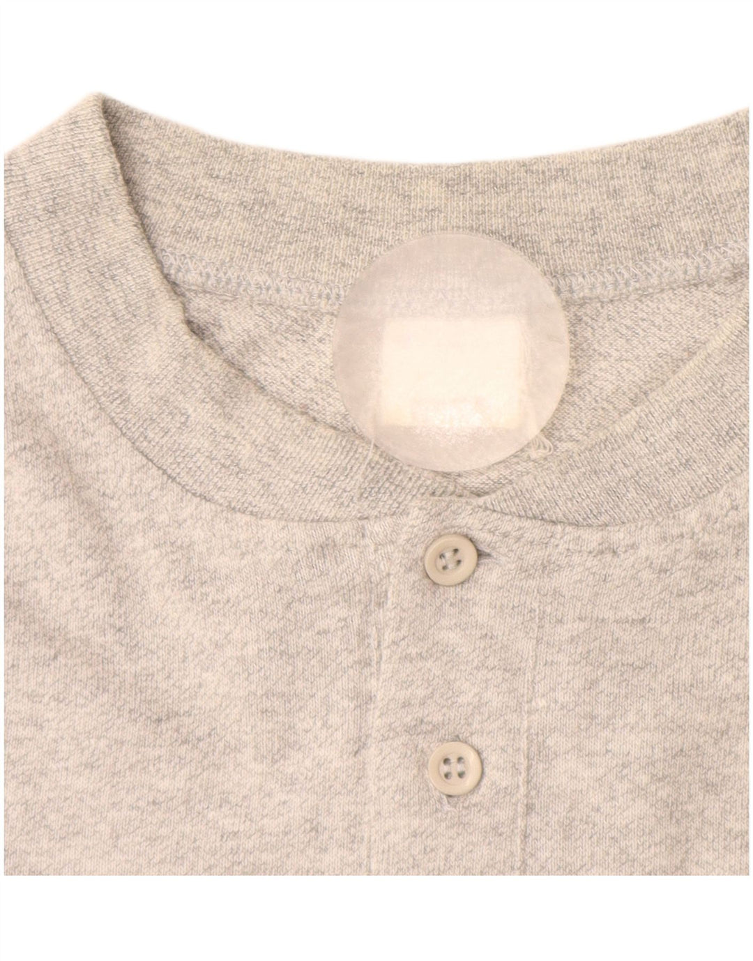 CHAMPION Herren-T-Shirt-Oberteil, groß, grau gesprenkelte Baumwolle