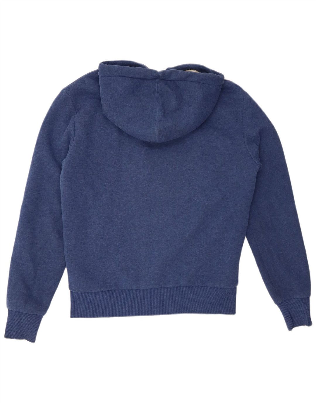 Superdry Herren-Kapuzenpullover mit Reißverschluss, klein, aus blauer Baumwolle