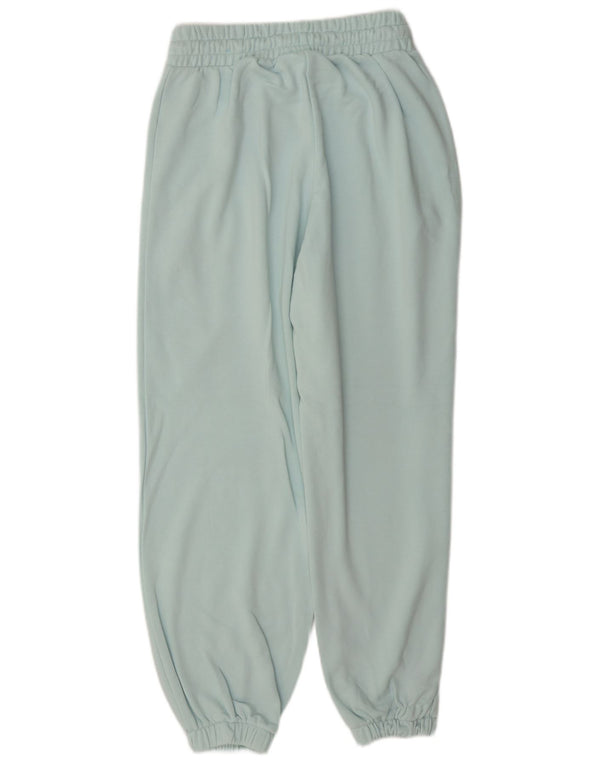 Adidas Damen Trainingshose Jogger UK 12 Medium Türkis Baumwolle