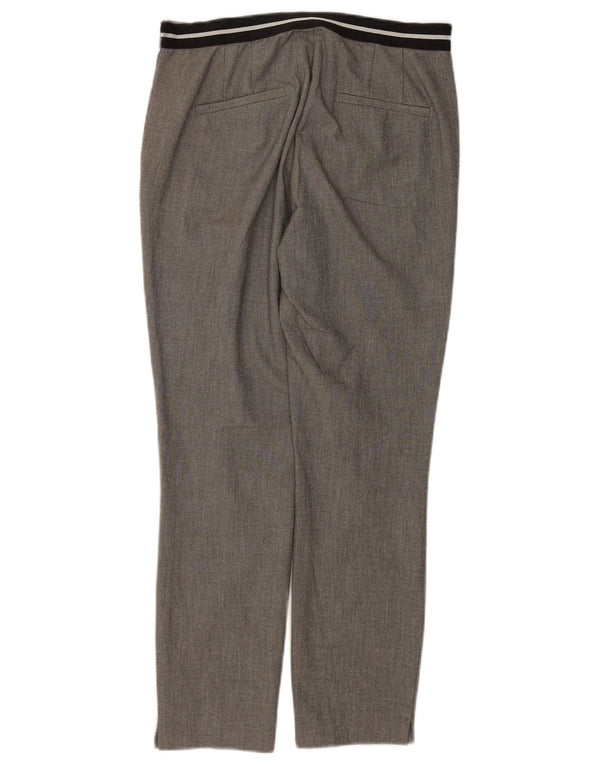 Gerade Anzughose für Damen von Zara, mittelgroß, W28, L27, grau, Polyester