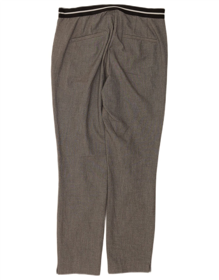 Gerade Anzughose für Damen von Zara, mittelgroß, W28, L27, grau, Polyester