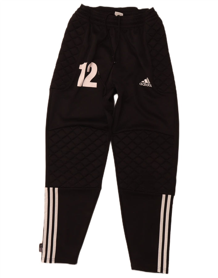 ADIDAS Herren-Trainingshose mit Grafik, mittelschwarz, Polyester