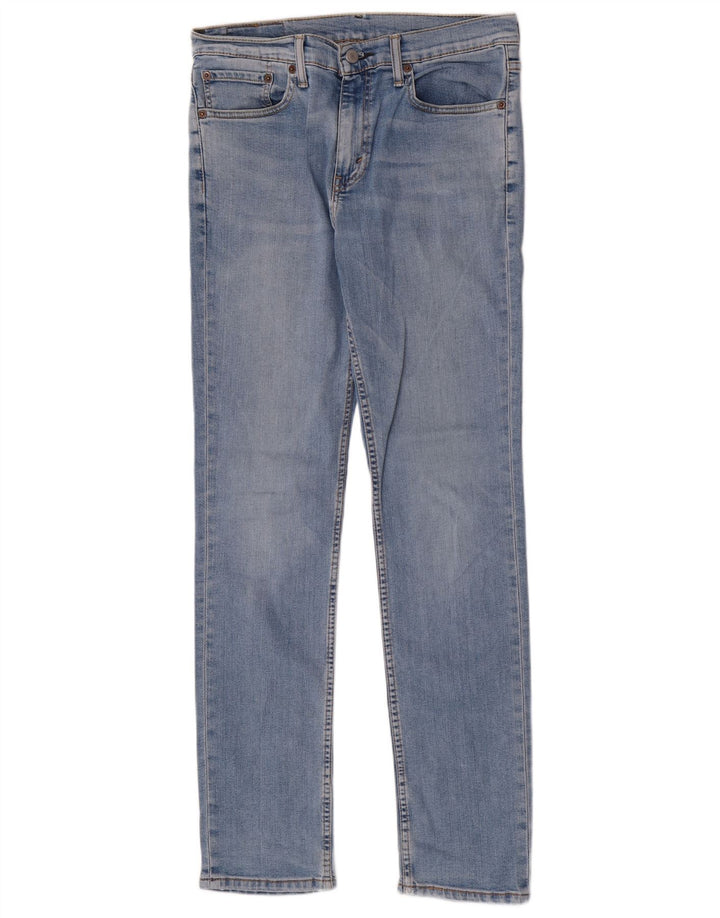Levi's Herren 511 Slim Jeans W32 L34 Blaue Baumwolle