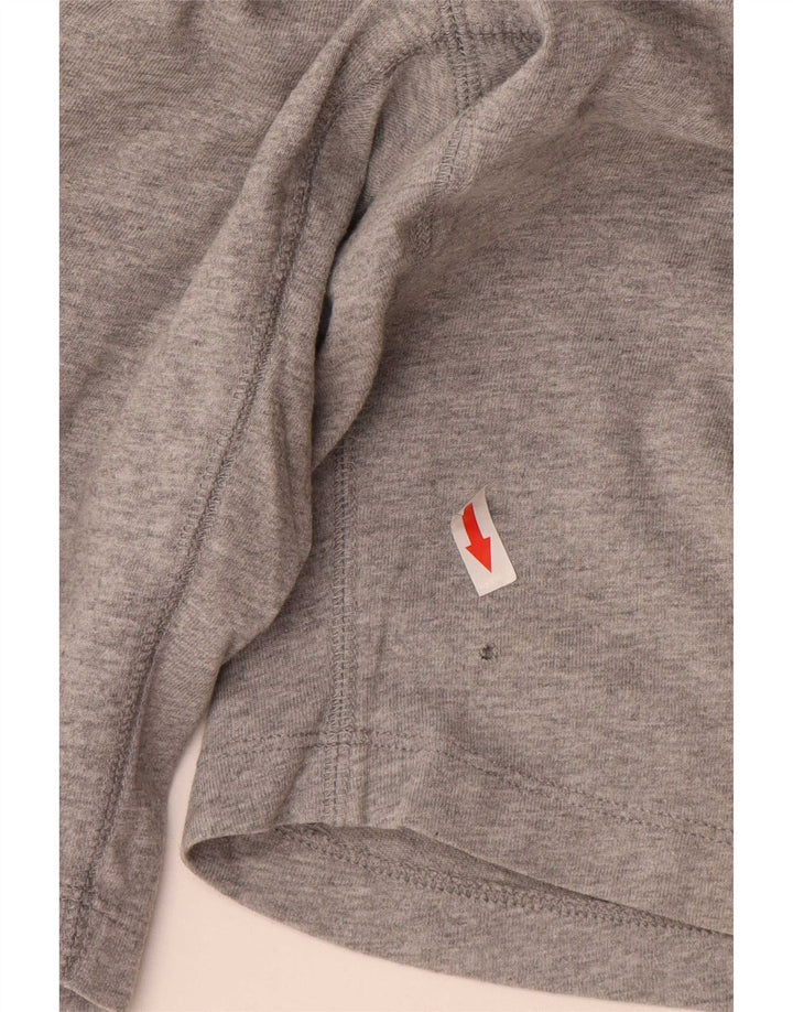 Nike Herren-Sportshorts aus mittelgrauer Baumwolle