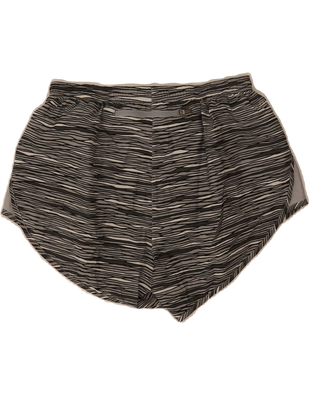 NIKE Womens Dri Fit Sport Shorts UK 12 Medium  Grey Animal Print Polyester Vintage Nike and Second-Hand Nike from Messina Hembry 