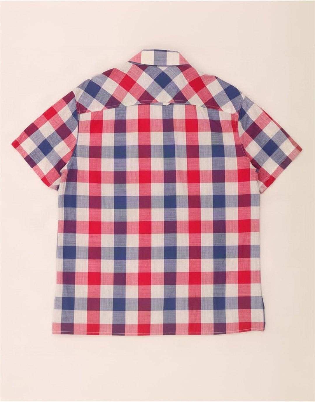 Joules Herren-Hemd, kurzärmelig, klassische Passform, groß, mehrfarbig, Gingham