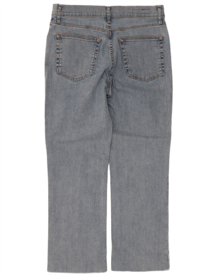 ZARA Damen Straight Jeans EU 40 Medium W30 L26 Blaue Baumwolle