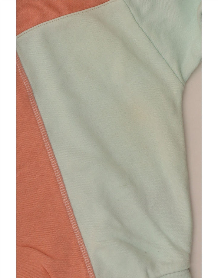 Adidas Damen Übergroßer Crop Sweatshirt Pullover UK 14 Mittelrosa