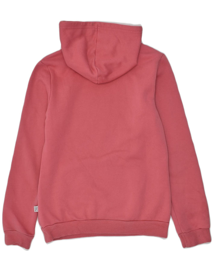 PUMA Girls Graphic Hoodie Jumper 11-12 Years Pink Cotton | Vintage Puma | Thrift | Second-Hand Puma | Used Clothing | Messina Hembry 