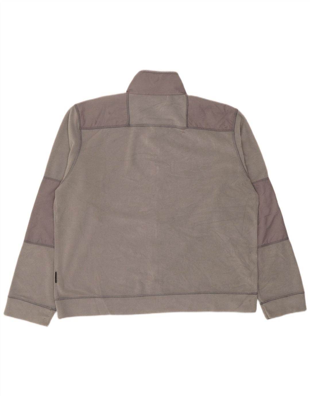 Sergio Tacchini Herren Fleecejacke UK 42 XL Grau Nadelstreifen