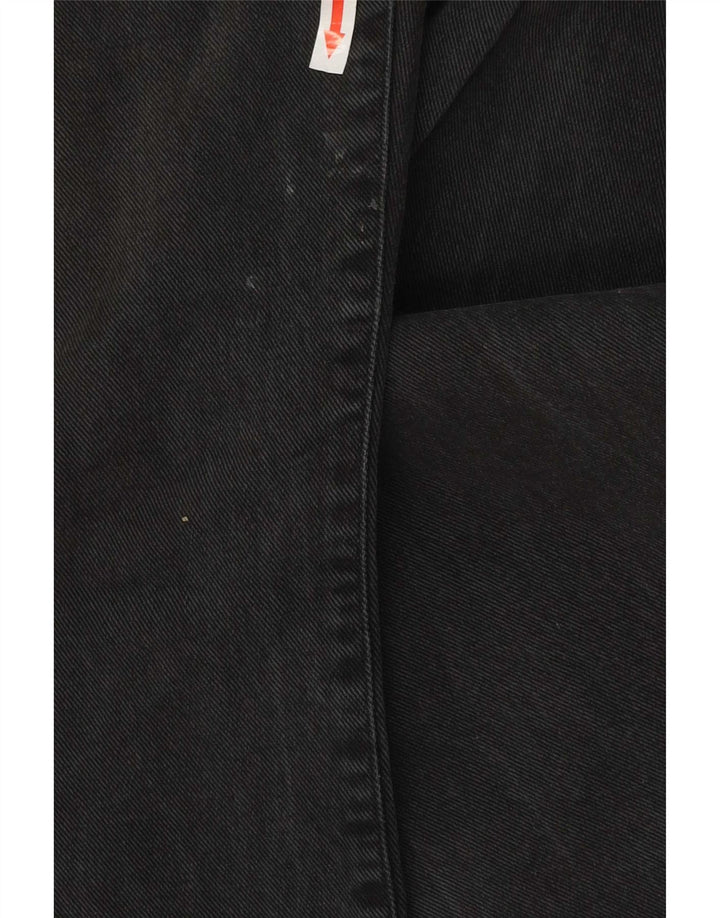 Armani Jeans Herren Straight W34 L32 Schwarze Baumwolle