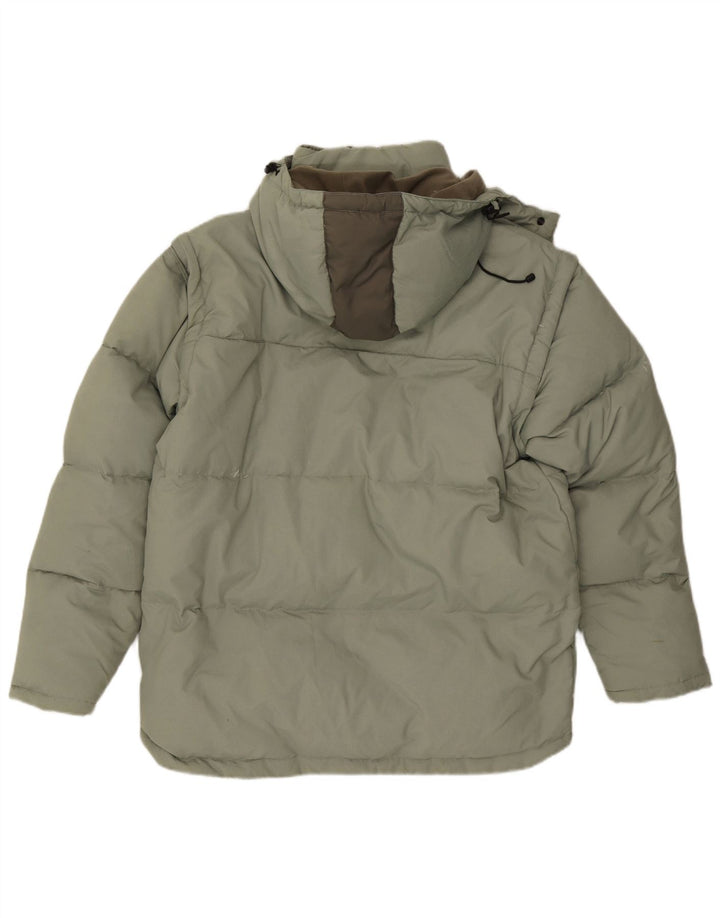 Fila Herren-Jacke mit Kapuze, gepolstert, Größe 40, Grün