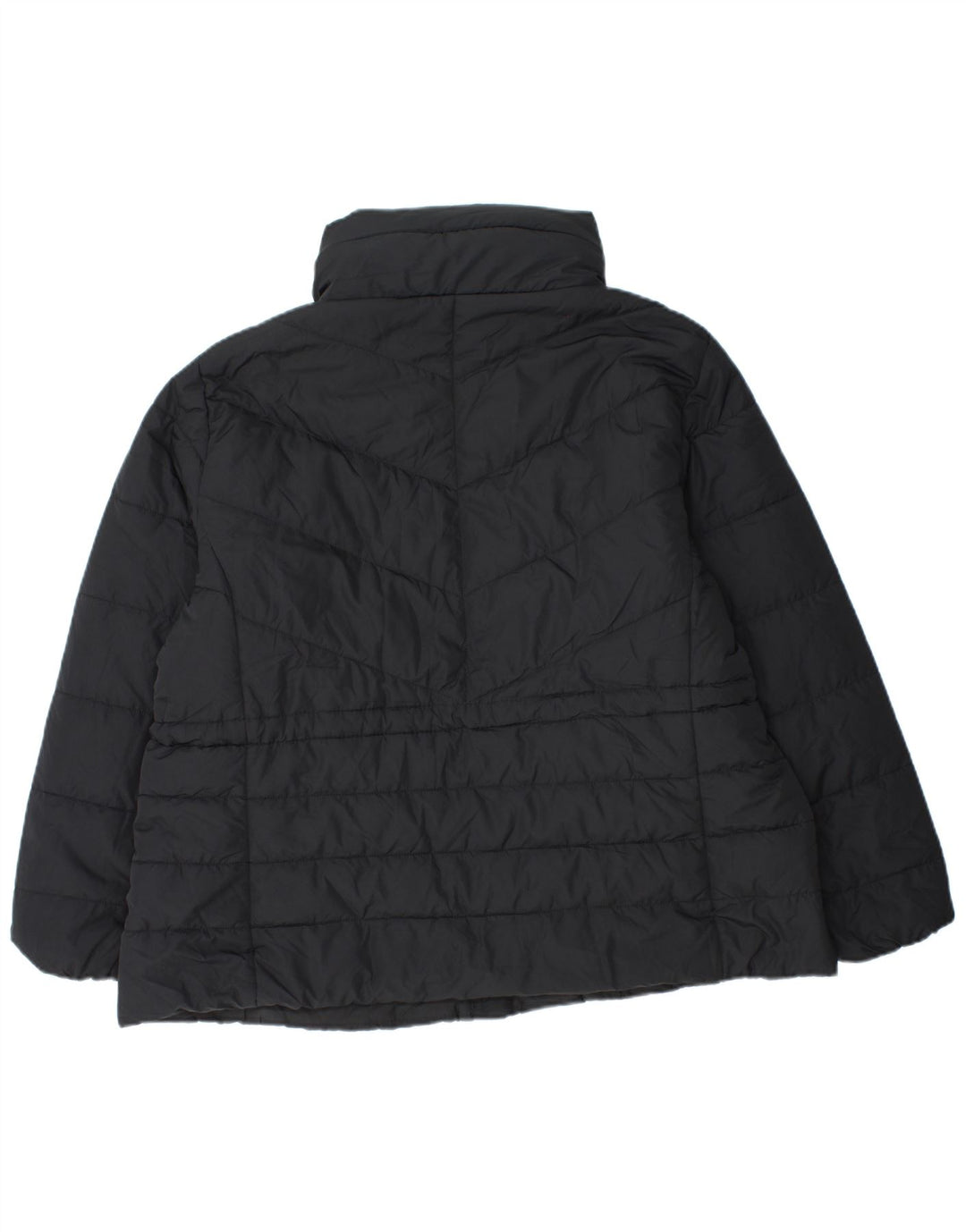 Marks & Spencer Wattierte Damenjacke mit Kapuze, UK 22 3XL, Schwarz, Polyester
