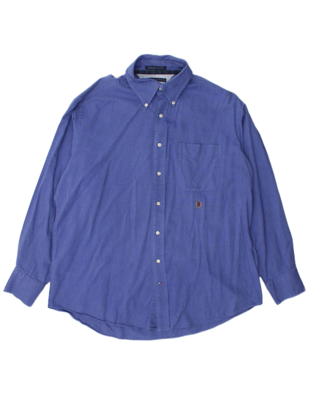 Tommy Hilfiger Herrenhemd Größe 16 1/2 Large Blau