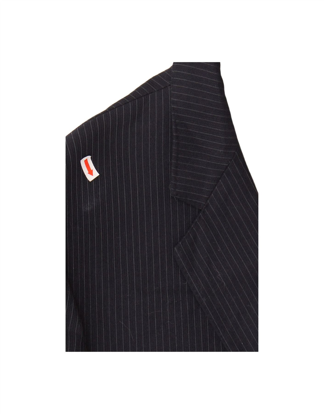 PIERRE CARDIN Mens 2 Button Blazer Jacket UK 36 Small Navy Blue Striped