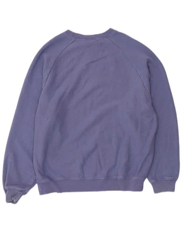 Champion Herren Reverse Weave Loose Fit Sweatshirt Pullover Small Lila Baumwolle