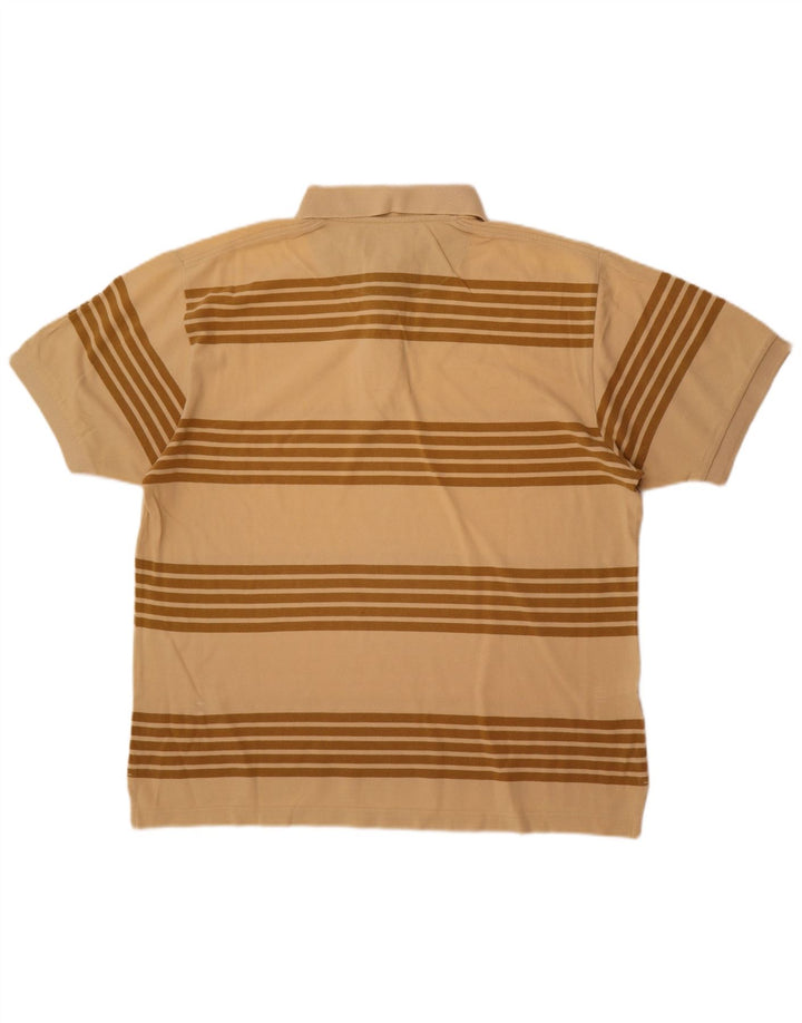 Champion Herren-Poloshirt, groß, beige gestreift