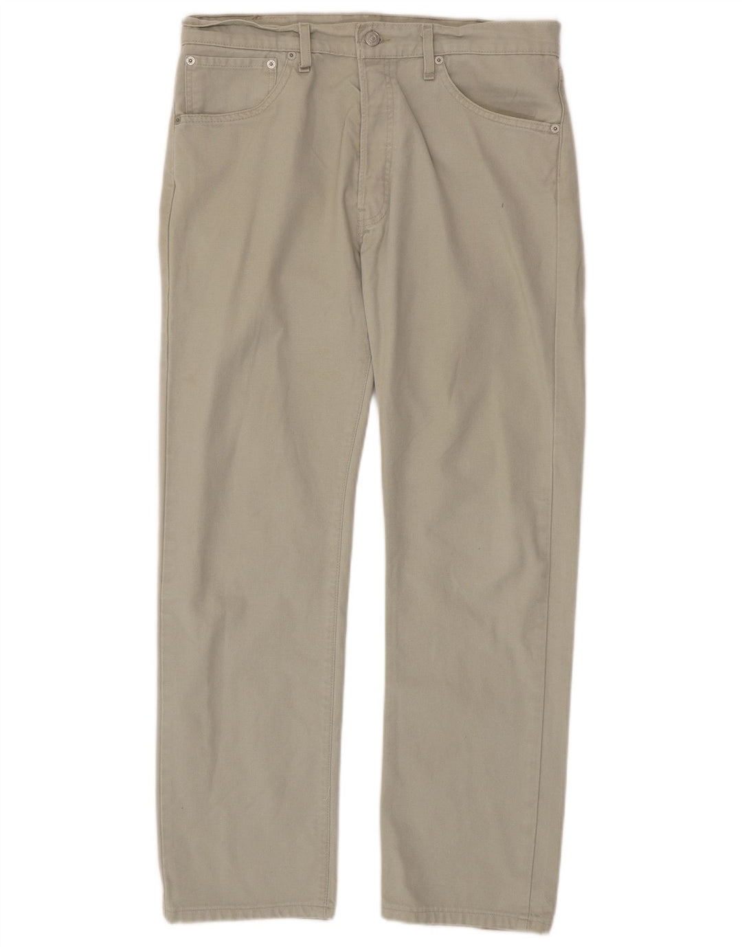 Levi's Herren 551 Straight Jeans W34 L32 Beige Baumwolle