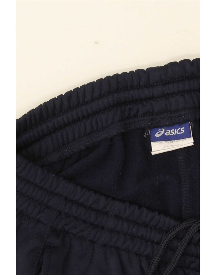 Asics Herren-Trainingshose mit Grafik, mittelgroß, Marineblau, Polyester