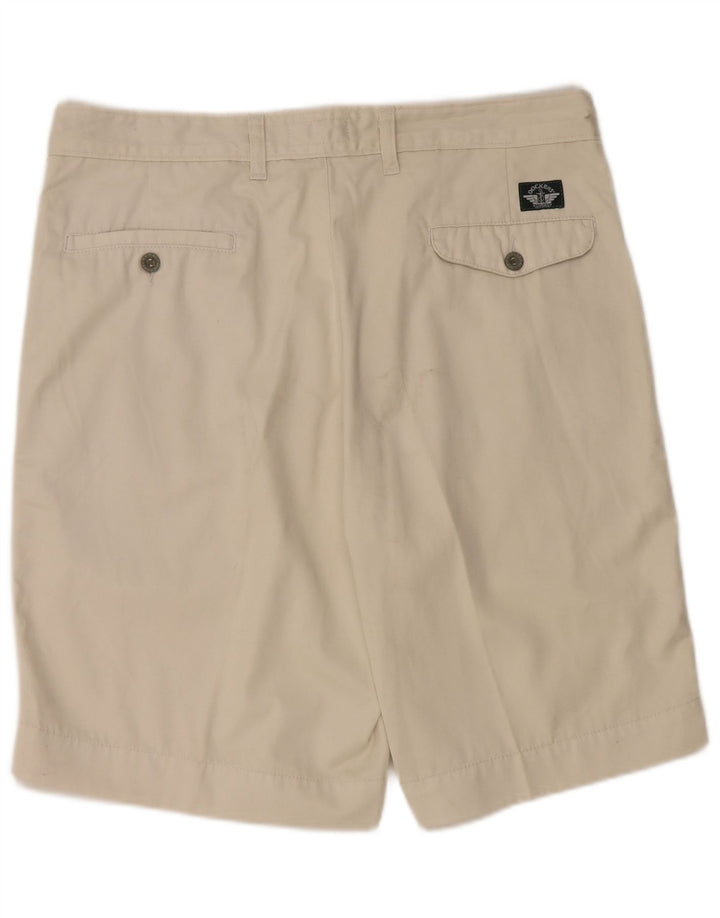 Dockers Herren Pegged Chino Shorts W36 Large Beige Baumwolle