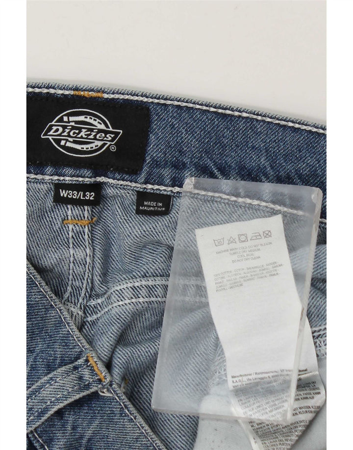 Dickies Herren Cargo Tapered Jeans W33 L32 Blaue Baumwolle