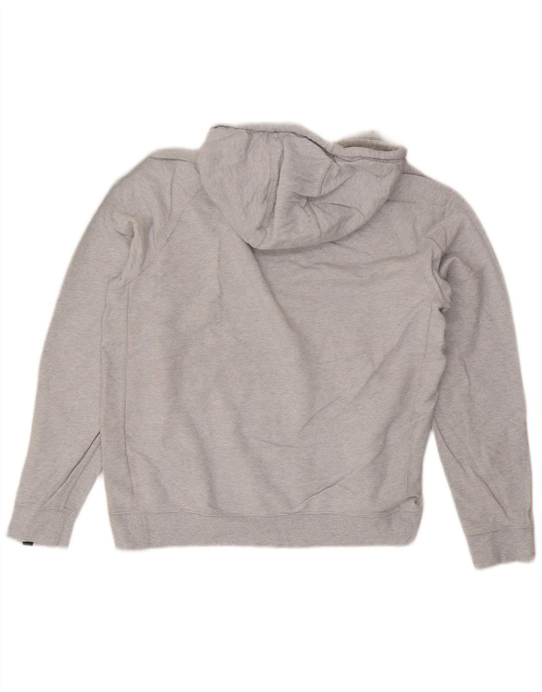 Nike Womens Graphic Hoodie Pullover UK 14 Mittelgrau meliert