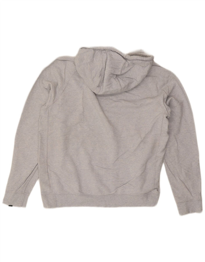 Nike Womens Graphic Hoodie Pullover UK 14 Mittelgrau meliert