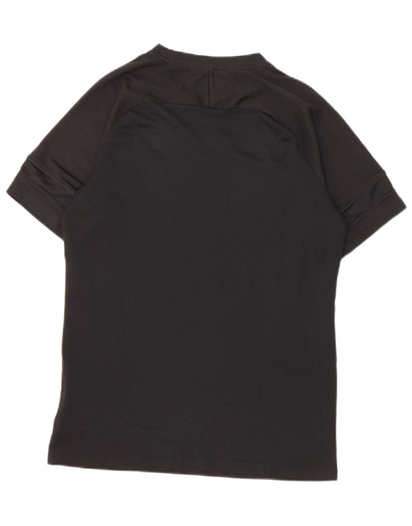Nike Herren Dri Fit T-Shirt Top Small Schwarz