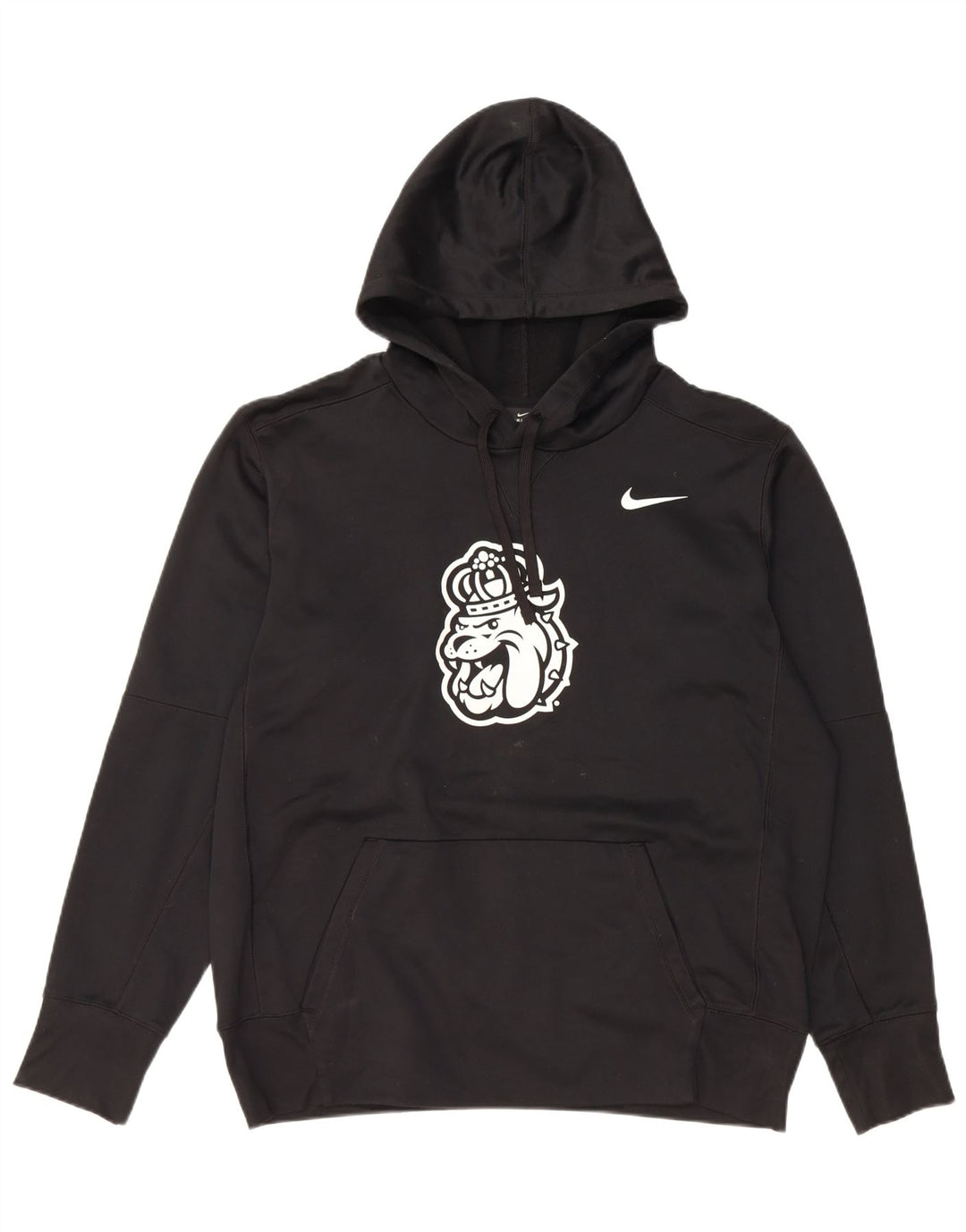 NIKE Herren Dri Fit Graphic Kapuzenpullover, Größe L, Schwarz, Polyester