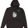 NIKE Herren Dri Fit Graphic Kapuzenpullover, Größe L, Schwarz, Polyester