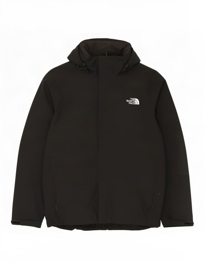 The North Face Herren-Windbreakerjacke mit Kapuze, UK 40, Größe L, Schwarz, Polyester