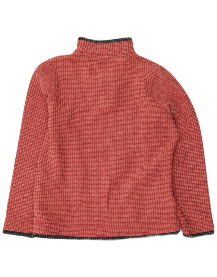 Weird Fish Damen-Fleecepullover mit Reißverschluss am Hals, UK 12, Mittelrosa, Polyester