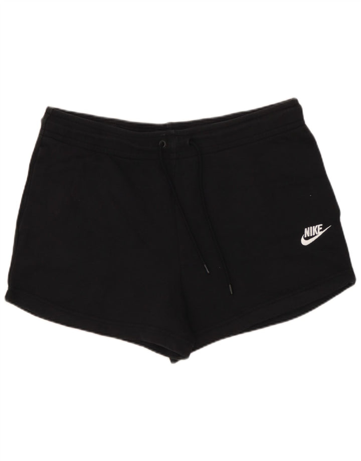 NIKE Damen Sportshorts UK 14 Medium Schwarz