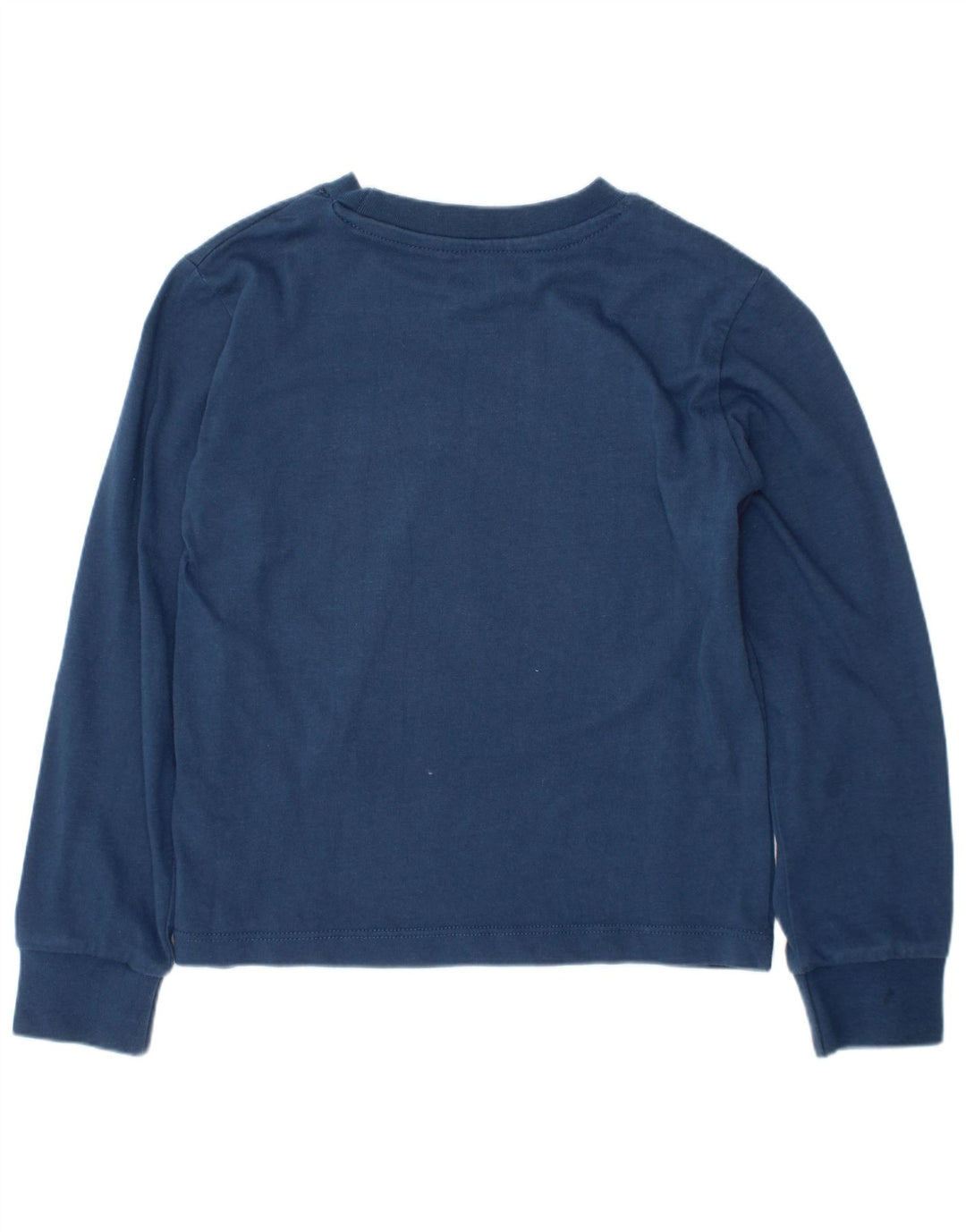 DKNY Jungen Grafik-Top, langärmelig, 5–6 Jahre, marineblaue Baumwolle