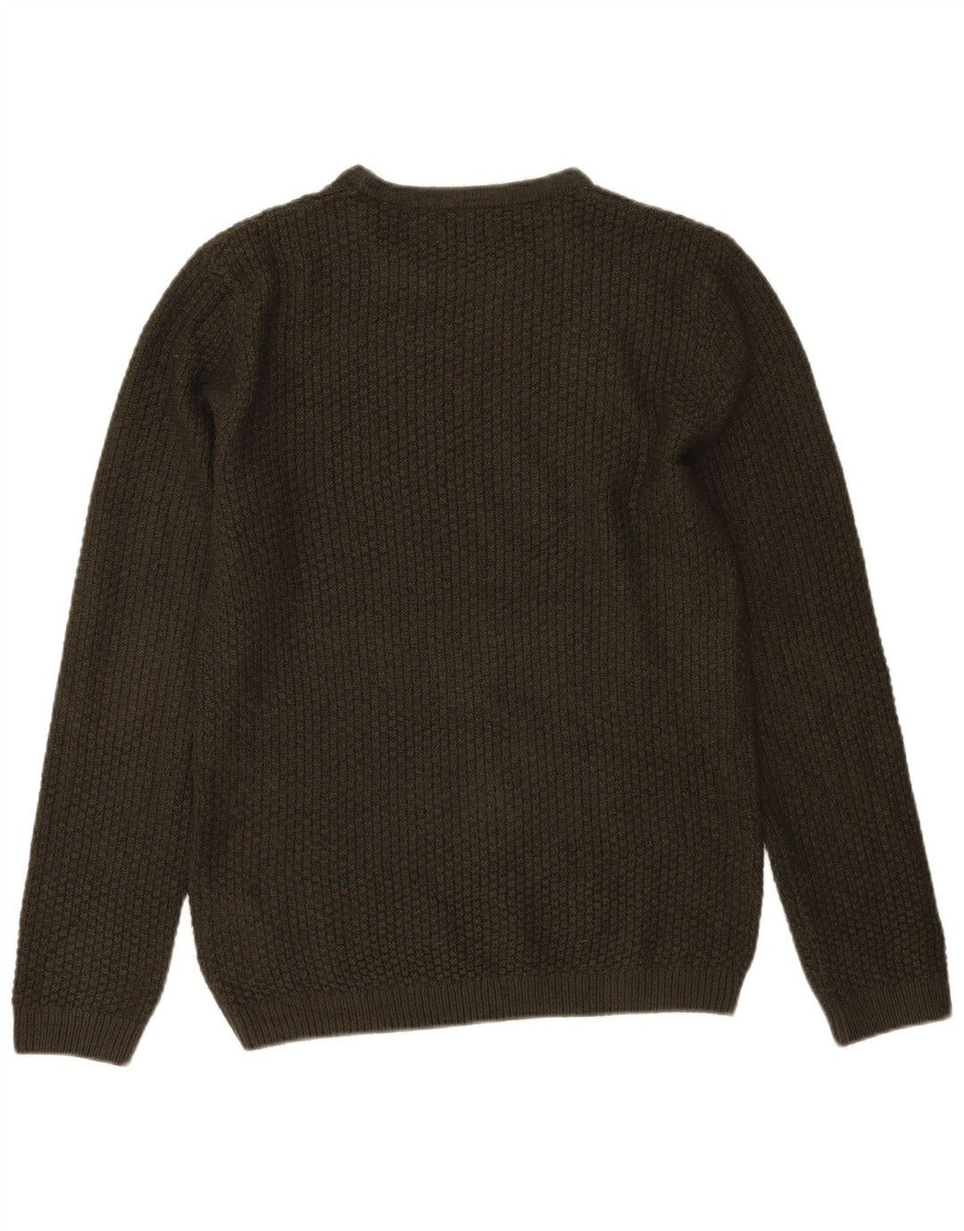 Jack & Jones Herren-Pullover mit Rundhalsausschnitt, klein, Khaki, Acryl