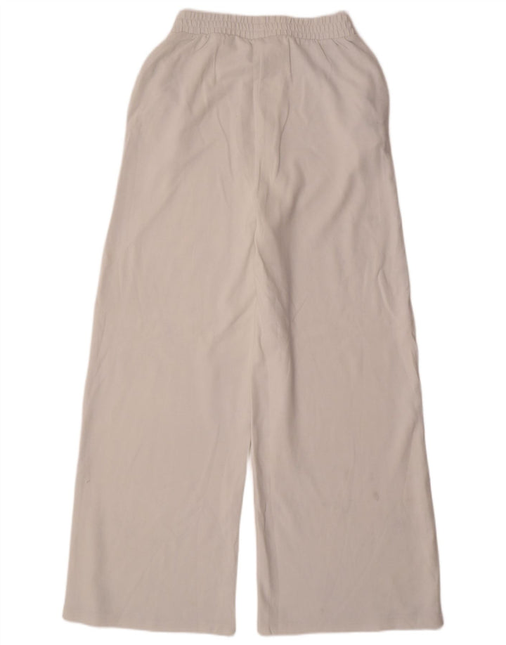 Zara Damen-Trainingshose, UK-Größe 12, mittelweiße Baumwolle