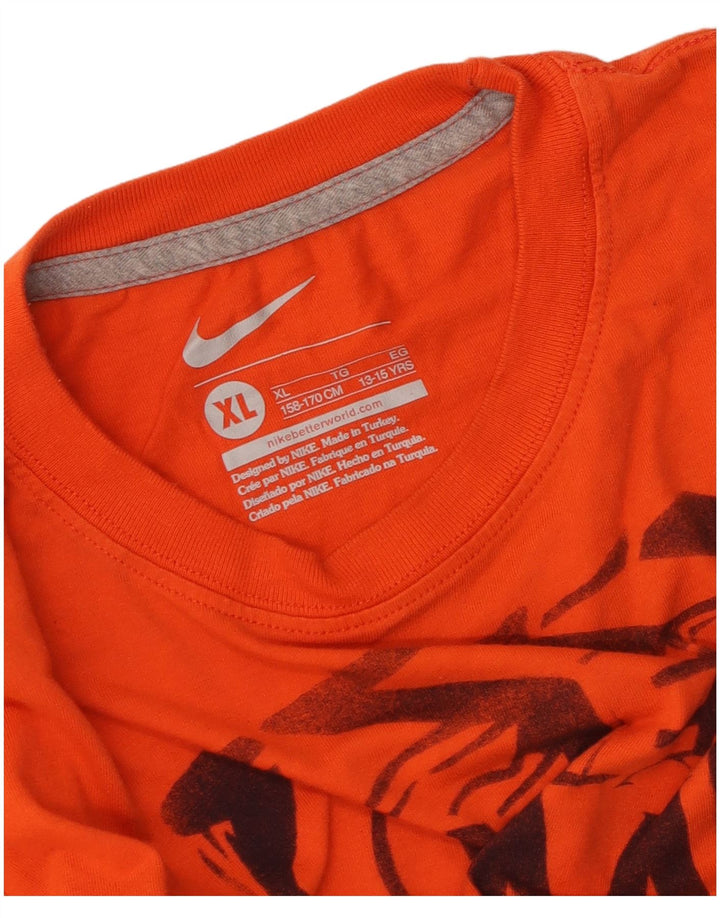 Nike Jungen Grafik T-Shirt Top 13–14 Jahre XL Orange