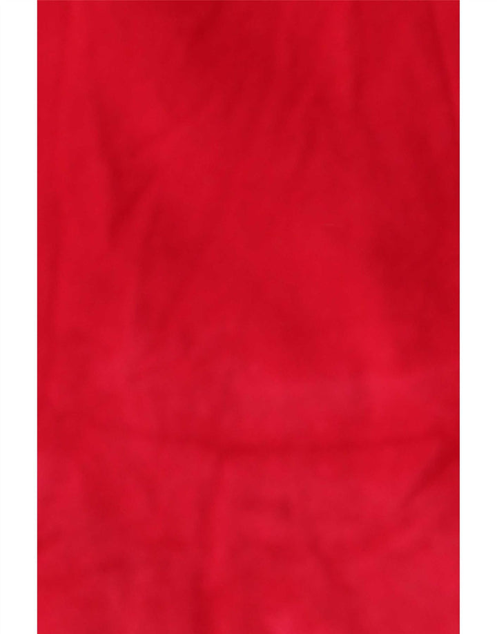 John Lewis Damenmantel UK 18 XL Rote Wolle