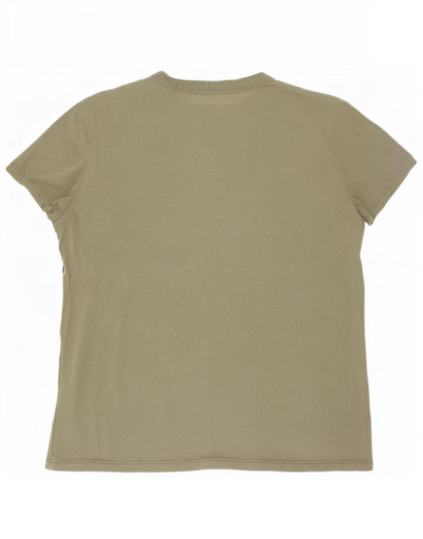 Napapijri Jungen-T-Shirt mit Grafik, 11–12 Jahre, grüne Baumwolle