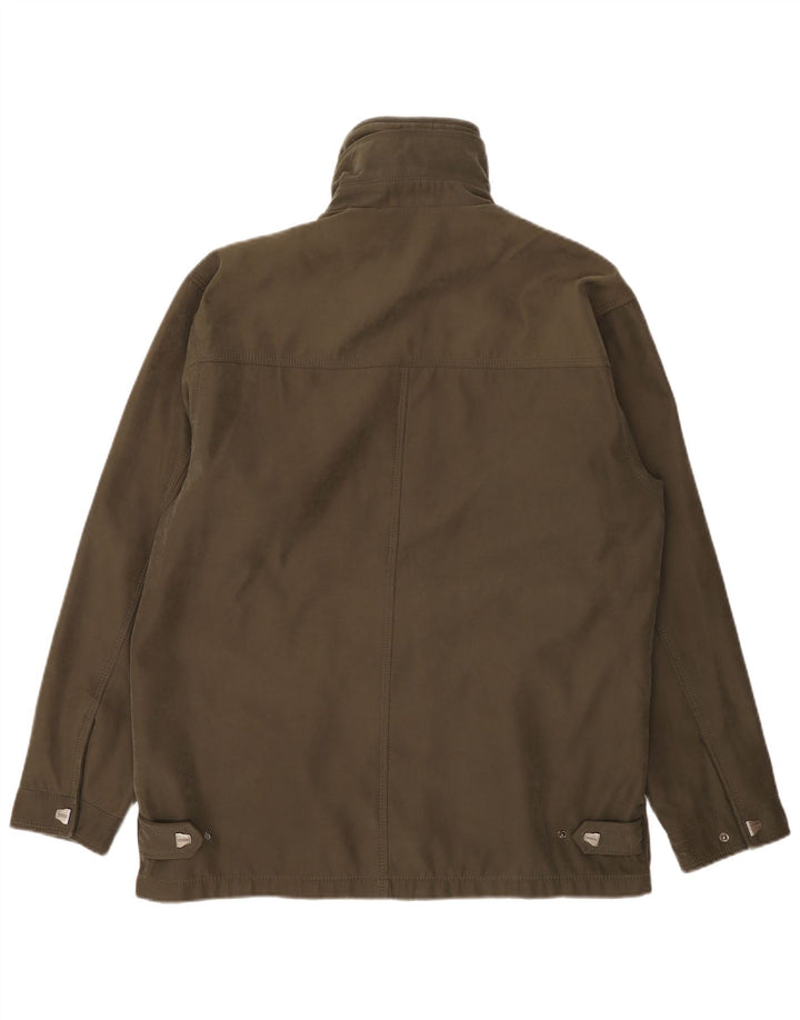 Vintage Herren Windjacke IT 50 Large Khaki Polyamid