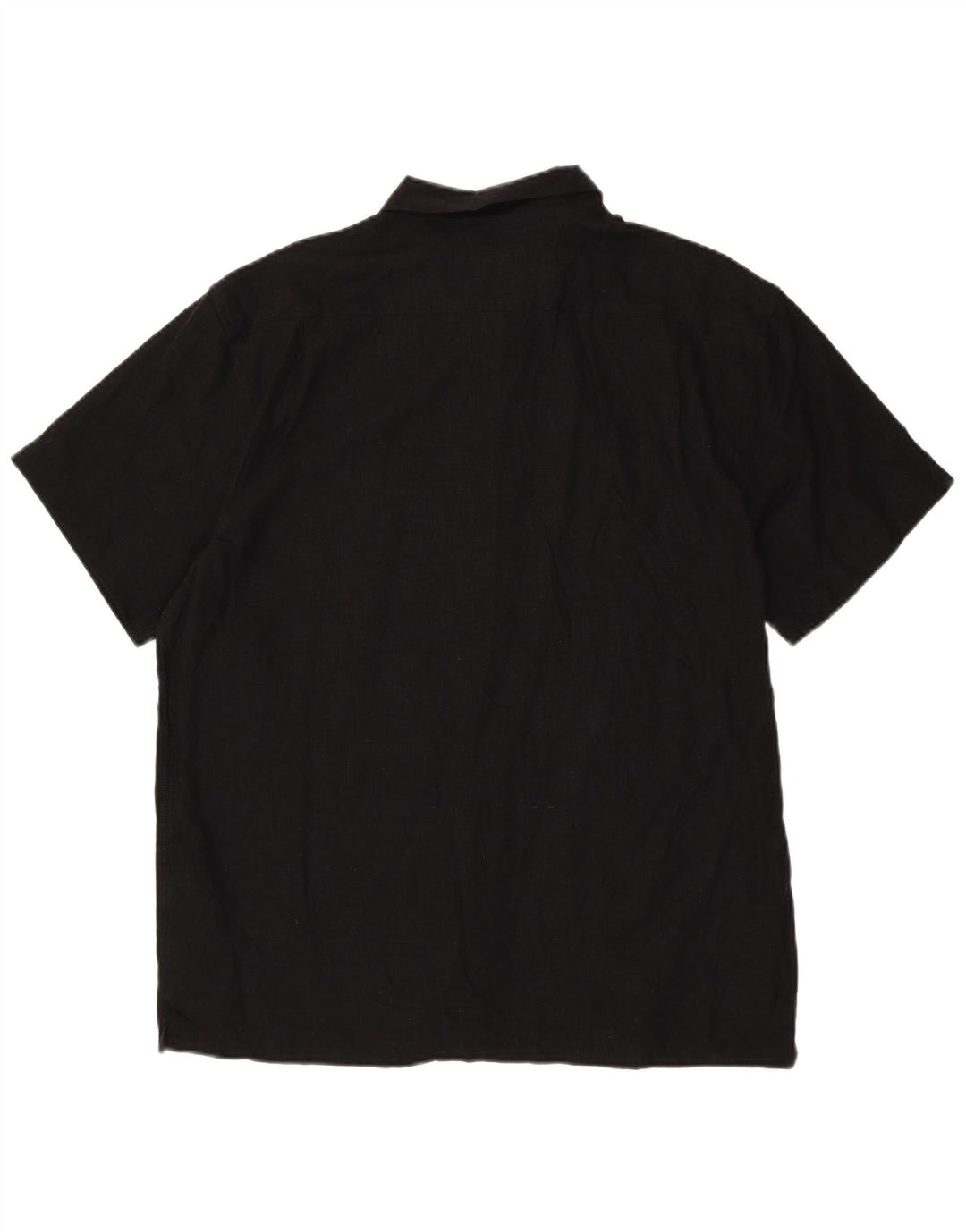 Billabong Herren Kurzarmhemd Large Schwarz Leinen