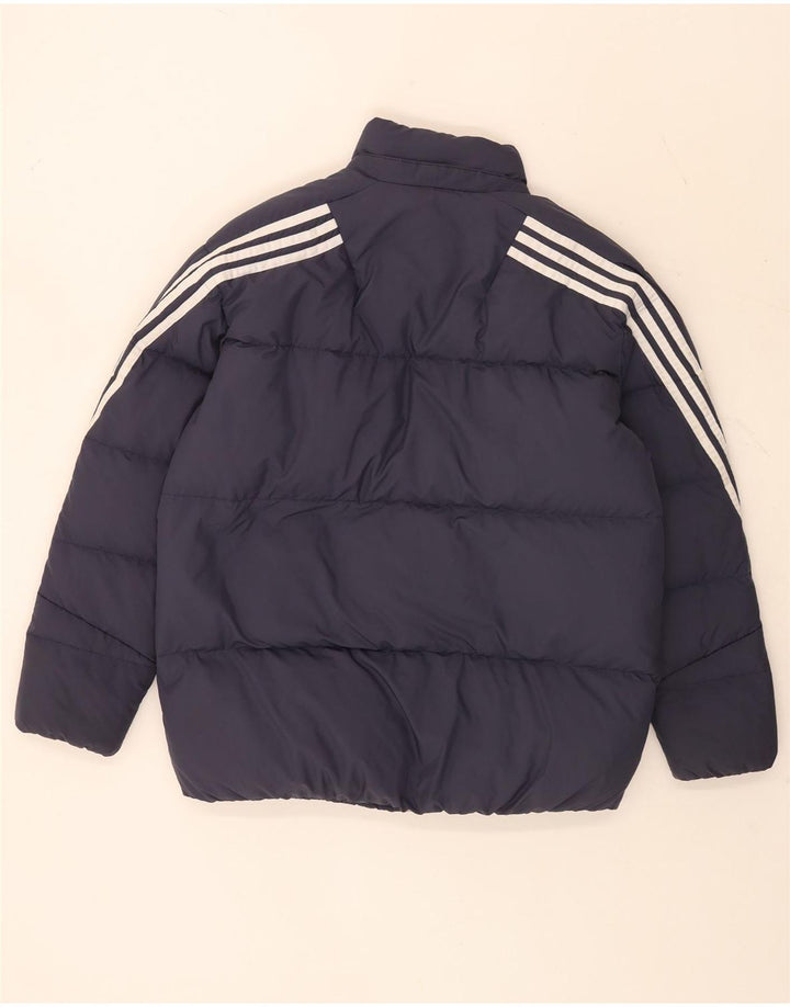 Adidas Jungen Wattierte Jacke 13-14 Jahre Marineblaues Polyester