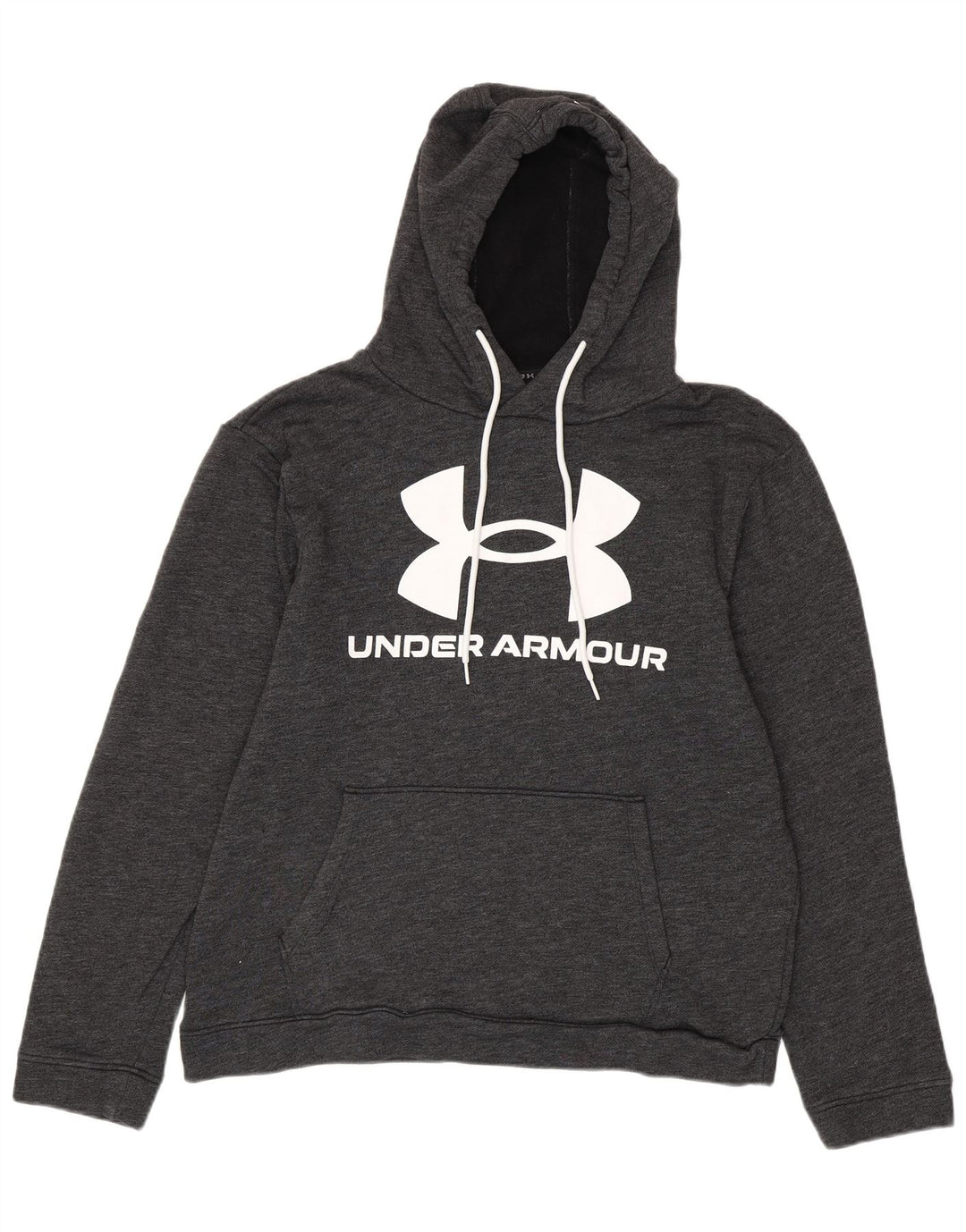 UNDER ARMOUR Herren-Kapuzenpullover mit lockerer Passform und Grafik, groß, grau gefleckt