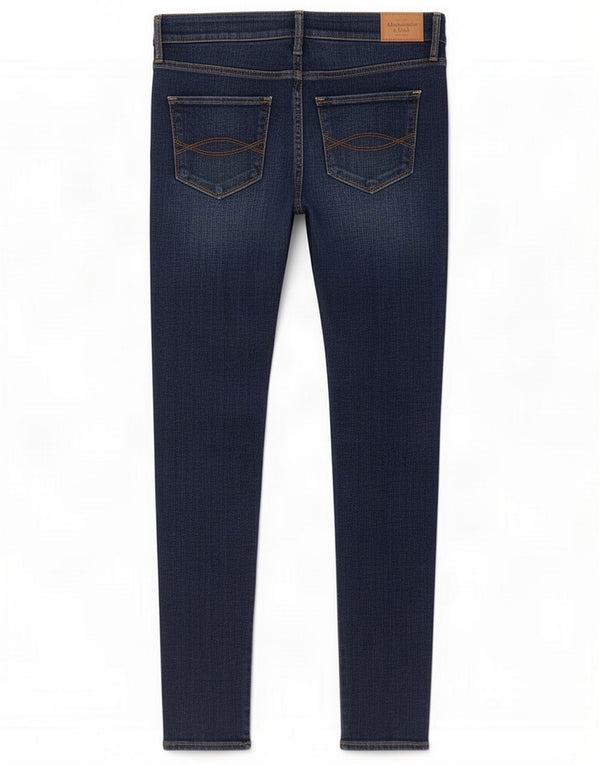 Abercrombie & Fitch Womens Skinny Jeans US 6 Medium W28 L29 Blue Cotton