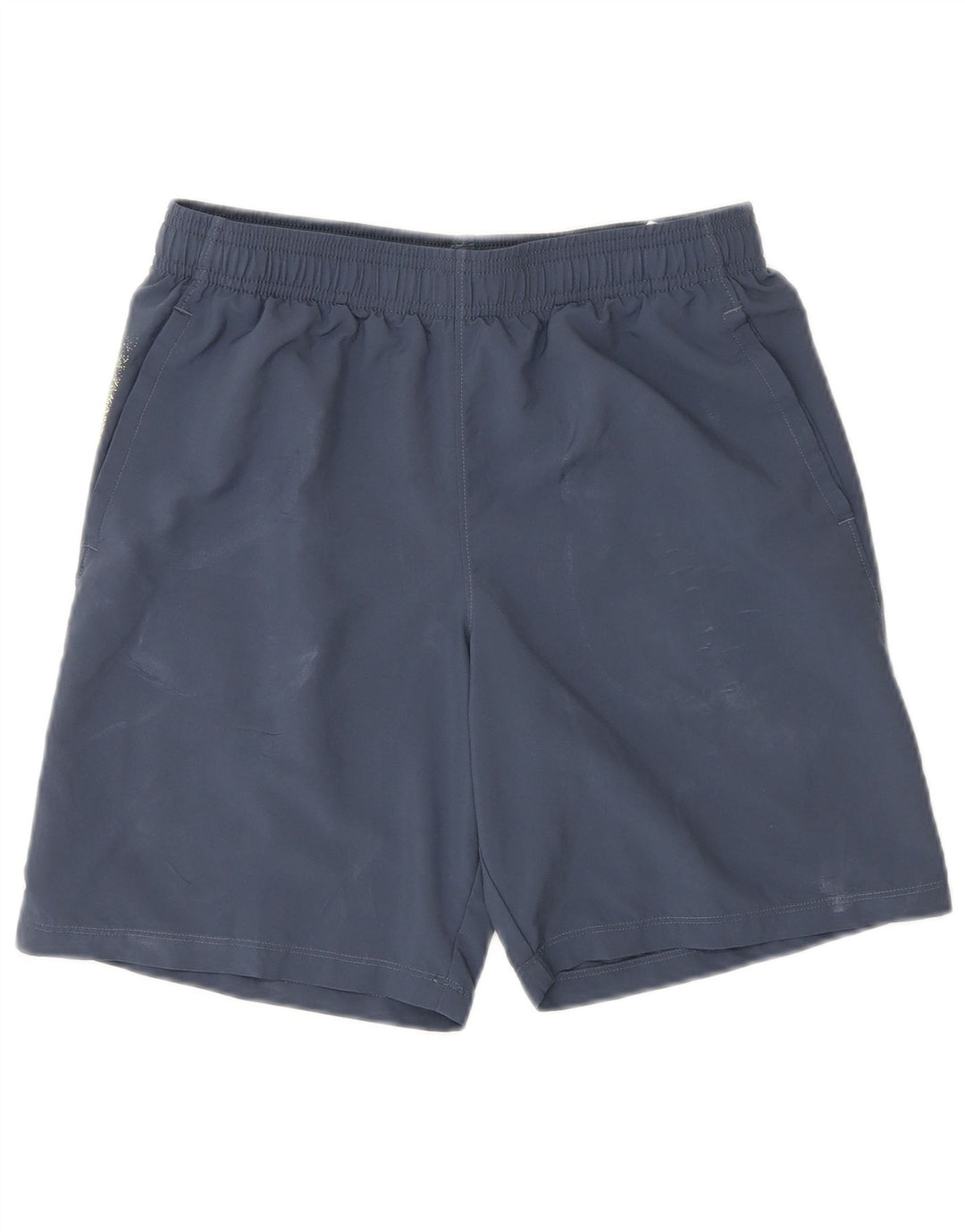 UNDER ARMOUR Grafik-Sportshorts für Jungen, 11–12 Jahre, groß, blaues Polyester