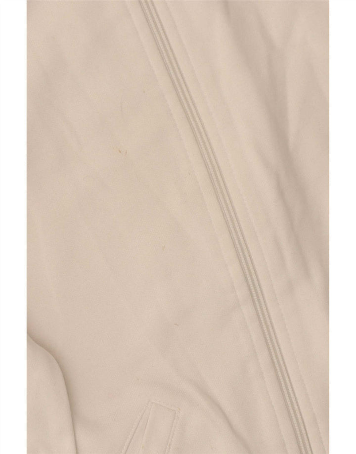 Champion Damen-Trainingsanzug-Top-Jacke, UK 14, Mittelweiß, Colourblock-Baumwolle